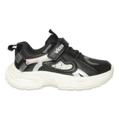 Vicco 346.F26K.124 Lara Filet Günlük Siyah-Beyaz Çocuk Spor Ayakkabı - Vicco