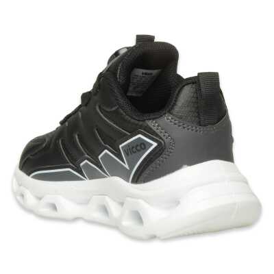 Vicco 346.F26K.142 Aleda Filet Günlük Siyah-Beyaz Çocuk Spor Ayakkabı - 4
