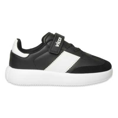 Vicco 346.F26K.263 Flex Patik Günlük Siyah-Beyaz Çocuk Spor Ayakkabı - Vicco
