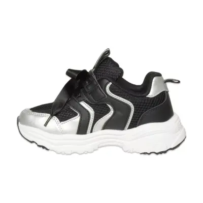 Vicco 346.F26Y.124 Minni Filet Günlük Siyah-Beyaz Kız Çocuk Spor Ayakkabı - Vicco (1)