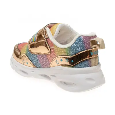 Vicco 346.P23Y181 Kita Phylon Işıklı Altın Unisex Ayakkabı - 4