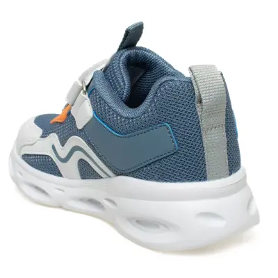 Vicco 346.P24Y117 Rony Patik Işıklı Mavi Çocuk Spor Ayakkabı - 4