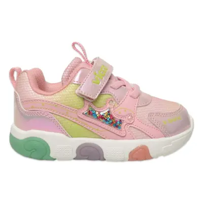 Vicco 346.P25Y.180 Queen Patik Işıklı Phylon Pudra Kız Çocuk Spor Ayakkabı - Vicco (1)