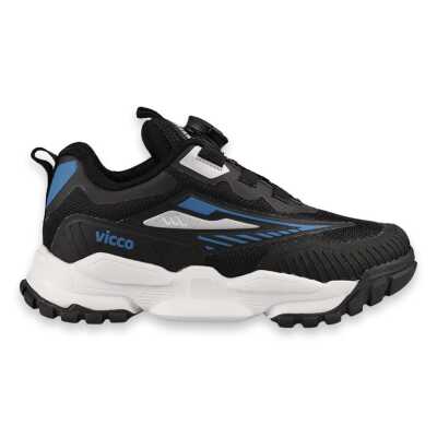 Vicco 346.P26K.137 Tora Patik Günlük Siyah-Beyaz Erkek Çocuk Spor Ayakkabı - Vicco