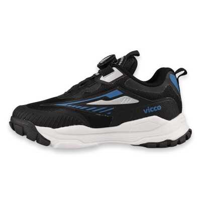 Vicco 346.P26K.137 Tora Patik Günlük Siyah-Beyaz Erkek Çocuk Spor Ayakkabı - Vicco (1)