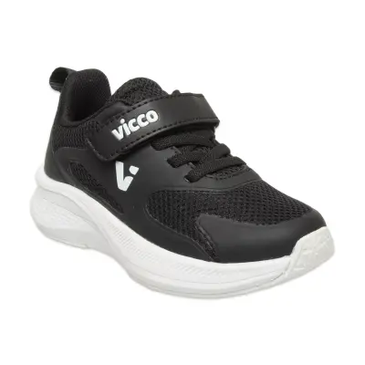Vicco 346.P26Y146 Karon Patik Siyah Çocuk Spor Ayakkabı 