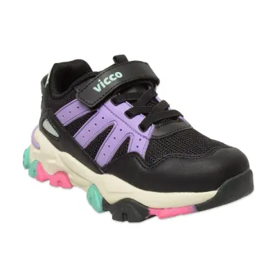 Vicco 869.F25K.304 Teo Filet Siyah-Beyaz Çocuk Spor Ayakkabı - 1