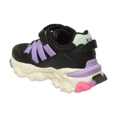 Vicco 869.F25K.304 Teo Filet Siyah-Beyaz Çocuk Spor Ayakkabı - 4