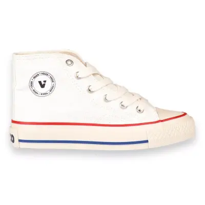 Vicco 925.F24Y219 Star Filet Keten Sneakers Beyaz Çocuk Spor Ayakkabı 