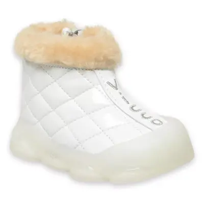 Vicco 946.B24K422 Poppy Ii Bebe Işıklı Beyaz Kız Çocuk Bot - 1