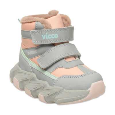 Vicco 946.P25K.442 Fon Patik Işıklı Phylon Pudra Kız Çocuk Bot 