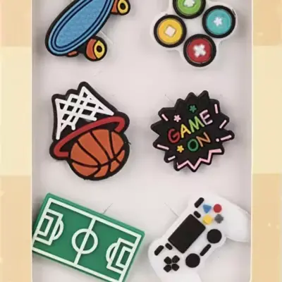 Vicco Jibbitz 996.A26Y001 Charms 6 Pack Çok Renkli Unisex Trend - 2