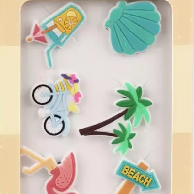 Vicco Jibbitz 996.A26Y001 Charms 6 Pack Çok Renkli Unisex Trend - Vicco (1)