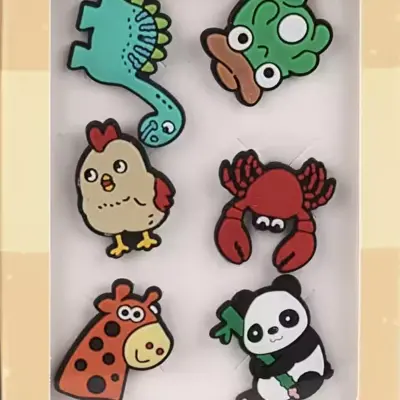 Vicco Jibbitz 996.A26Y001 Charms 6 Pack Çok Renkli Unisex Trend - 2